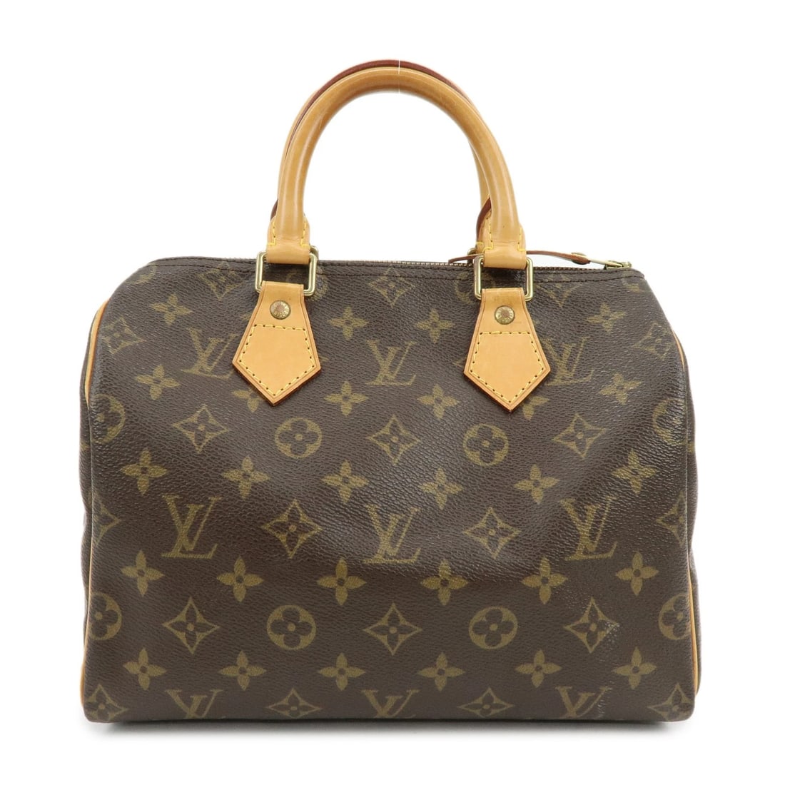 LOUIS VUITTON MONOGRAM SPEEDY 25 BOSTON BAG HAND BAG: Louis Vuitton Monogram Speedy 25 Boston Bag Hand Bag Brand: Louis Vuitton Type/Style: Boston Bag Material: Monogram Canvas , Nume Leather Color: Monogram Size: W25cm(9.84inch)H18cm(7.09inch)D14cm(5.51