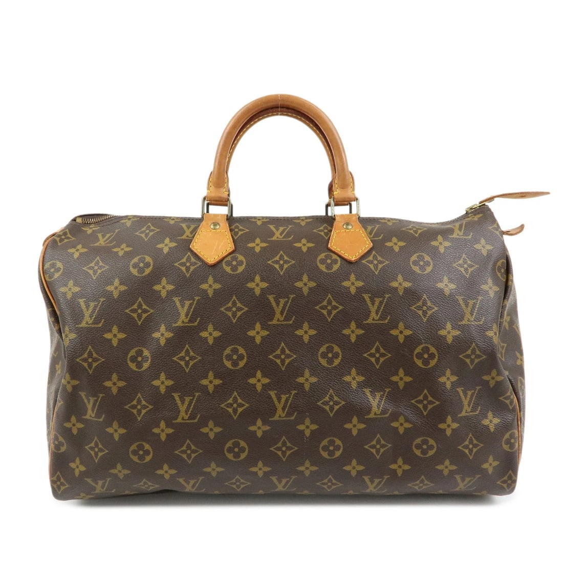LOUIS VUITTON MONOGRAM SPEEDY 40 BOSTON BAG HAND BAG: Louis Vuitton Monogram Speedy 40 Boston Bag Hand Bag Brand: Louis Vuitton Type/Style: Boston Bag Material: Monogram Canvas, Nume Leather Color: Monogram Size: W?40cm(15.75inch)H?24cm(9.45inch)D?19cm(7