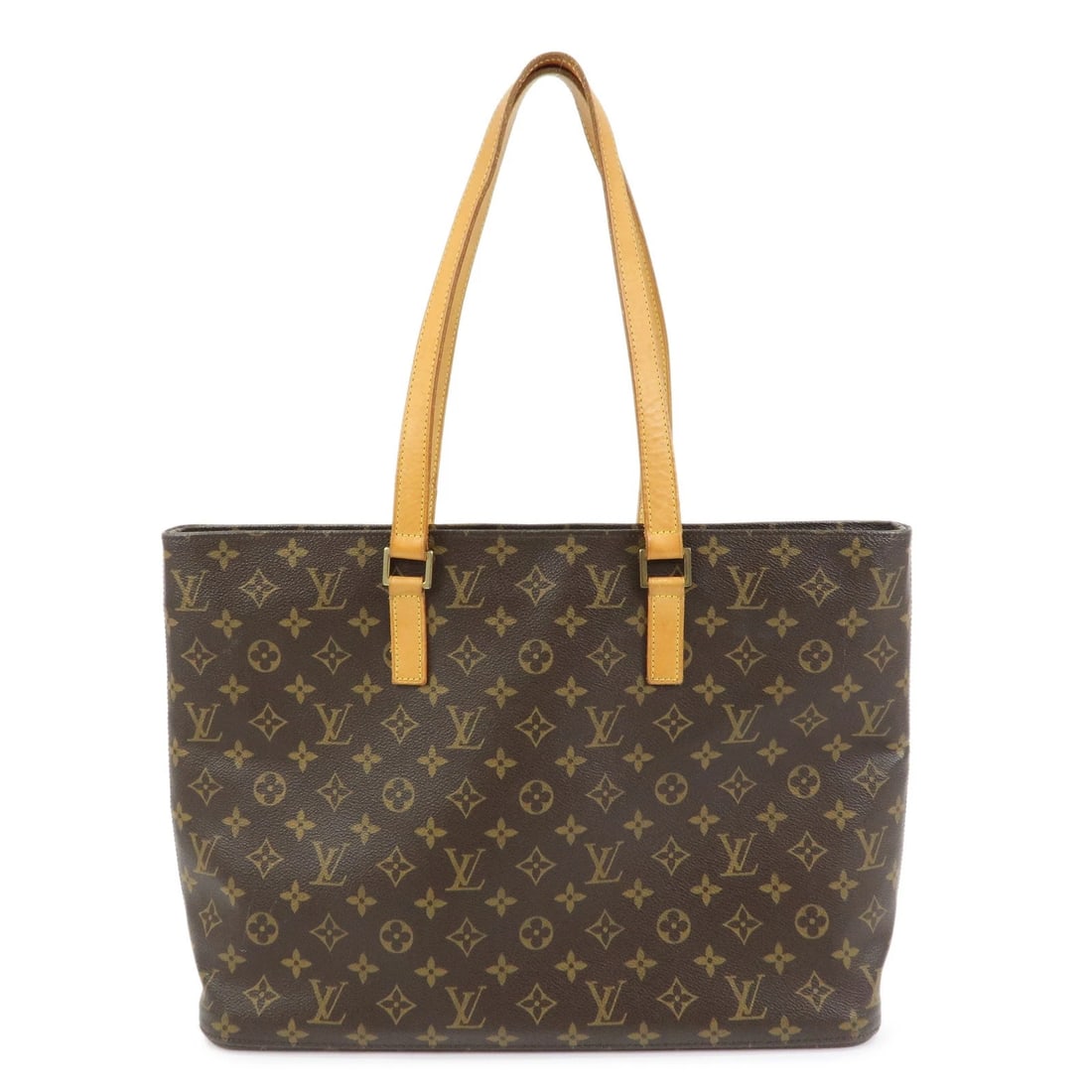 LOUIS VUITTON MONOGRAM LUCO TOTE BAG SHOULDER BAG: Louis Vuitton Monogram Luco Tote Bag Shoulder Bag Brand: Louis Vuitton Type/Style: Tote Bag Material: Monogram Canvas , Nume Leather Color: Monogram Size: W47cm(18.50inch)H30cm(11.81inch)D10cm(3.94inc