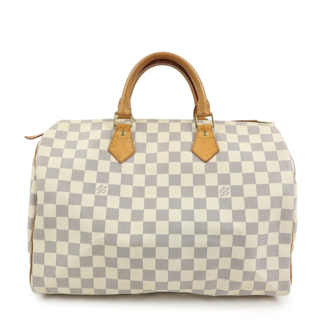 LOUIS VUITTON DAMIER AZUR SPEEDY 35 BOSTON BAG HAND BAG: Louis Vuitton Damier Azur Speedy 35 Boston Bag Hand Bag Brand: louis vuitton Type/Style: Boston Bag Material: Damier Canvas Color: Damier Azur Size: W35cm(13.78inch)H28cm(11.02inch)D19cm(7.48inch)