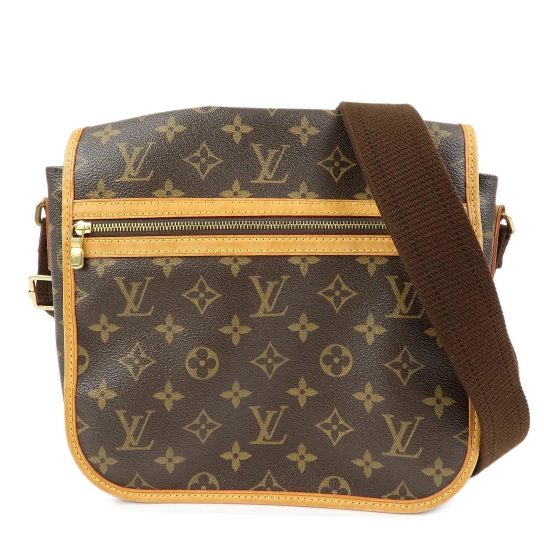 LOUIS VUITTON MONOGRAM MESSENGER BOSPHORE PM SHOULDER BAG: Louis Vuitton Monogram Messenger Bosphore PM Shoulder Bag Brand: Louis Vuitton Type/Style: Shoulder Bag Material: Monogram Canvas , Nume Leather Color: Monogram Size: W28cm(11.02inch)H24cm(9.45inch)D7
