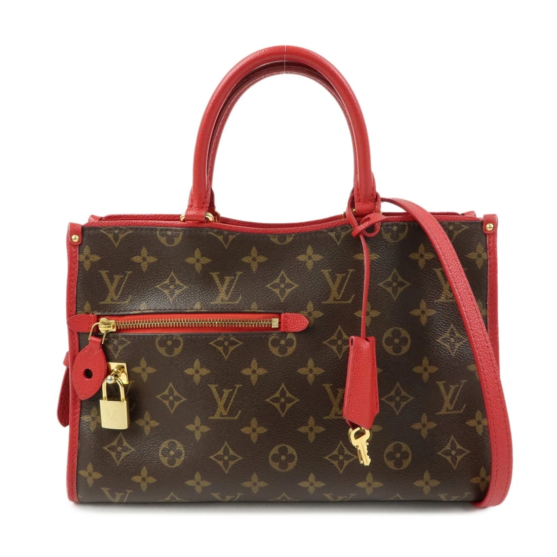 LOUIS VUITTON MONOGRAM POPINCOURT PM 2WAY SHOULDER BAG: Louis Vuitton Monogram Popincourt PM 2Way Shoulder Bag Brand: louis vuitton Type/Style: Shoulder Bag Material: Monogram Canvas Color: Monogram, Rouge Size: W:31cm(12.20inch)H:20cm(7.87inch)D:12cm(4.72