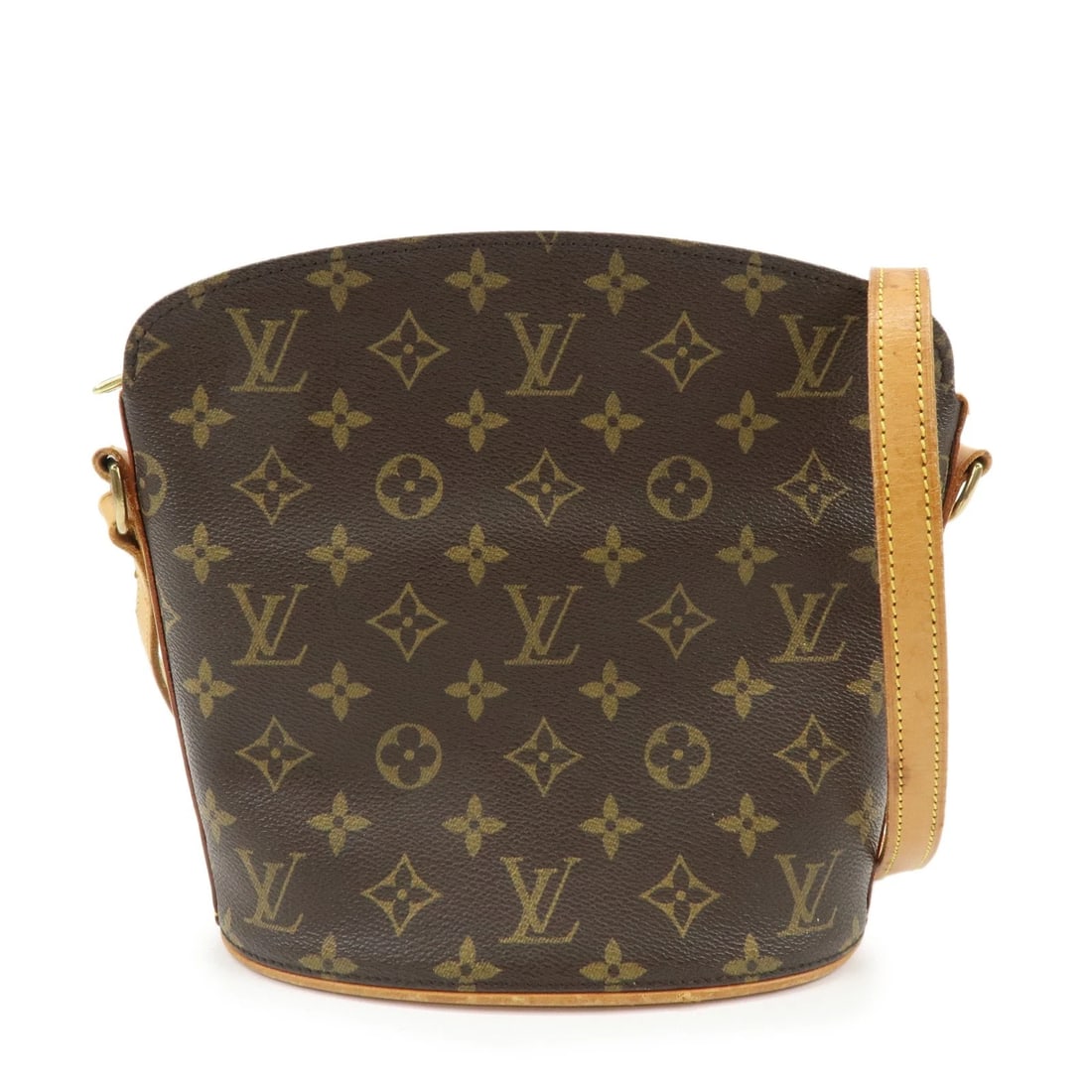 LOUIS VUITTON MONOGRAM DROUOT CROSSBODY SHOULDER BAG: Louis Vuitton Monogram Drouot Crossbody Shoulder Bag Brand: Louis Vuitton Type/Style: Shoulder Bag Material: Monogram Canvas, Nume Leather Color: Monogram Size: W : 25cm(9.84inch) H : 22cm(8.66inch) D