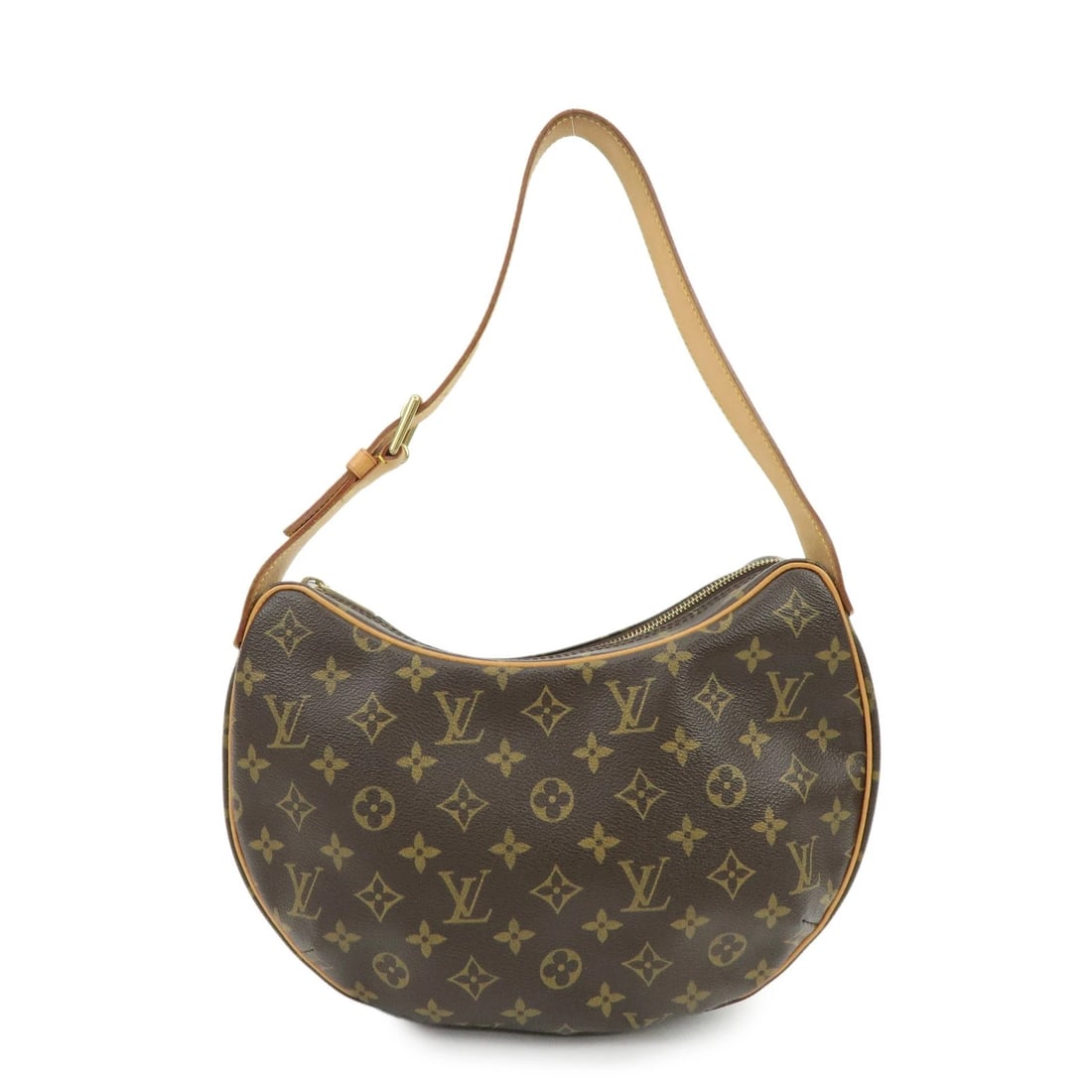 LOUIS VUITTON MONOGRAM CROISSANT MM SHOULDER BAG: Louis Vuitton Monogram Croissant MM Shoulder Bag Brand: Louis Vuitton Type/Style: Shoulder Bag Material: Monogram Canvas , Nume Leather Color: Monogram Size: W30cm(11.81inch)H22cm(8.66inch)D6cm(2.36in