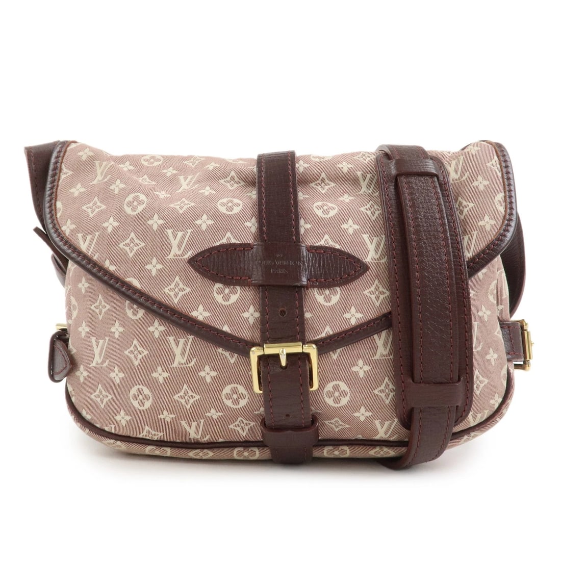 LOUIS VUITTON MONOGRAM IDYLLE SAUMUR PM SHOULDER BAG: Louis Vuitton Monogram Idylle Saumur PM Shoulder Bag Brand: louis vuitton Type/Style: Shoulder Bag Material: Monogram Idyle Canvas , Leather Color: Sepia Size: W25cm(9.84inch)H17cm(6.69inch)D6cm(2.36i
