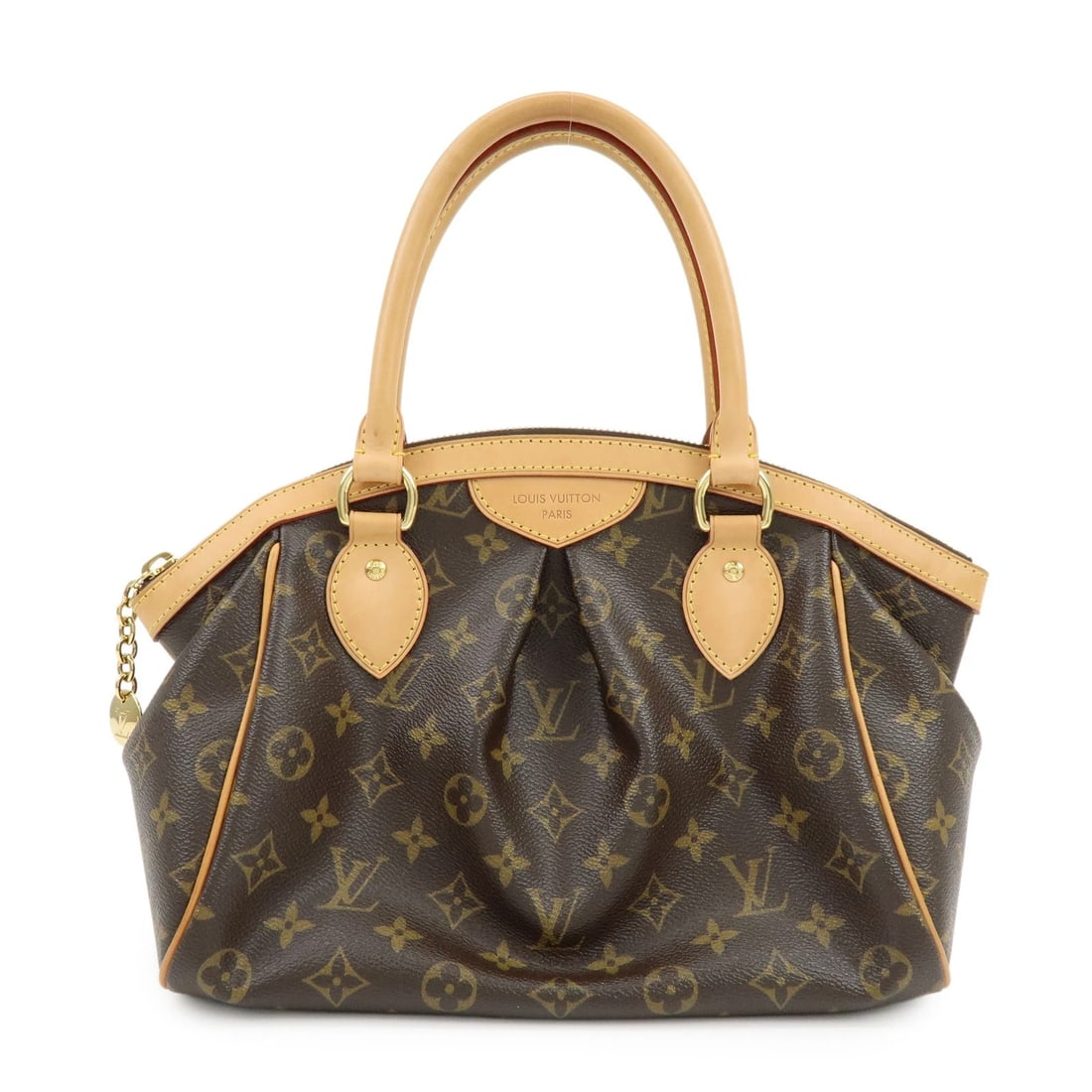 LOUIS VUITTON MONOGRAM TIVOLI PM HAND BAG SHOULDER BAG: Louis Vuitton Monogram Tivoli PM Hand Bag Shoulder Bag Brand: Louis Vuitton Type/Style: Shoulder Bag Material: Monogram Canvas, Nume Leather Color: Monogram Size: W:35cm(13.78inch)H:21cm(8.27inch)D:14