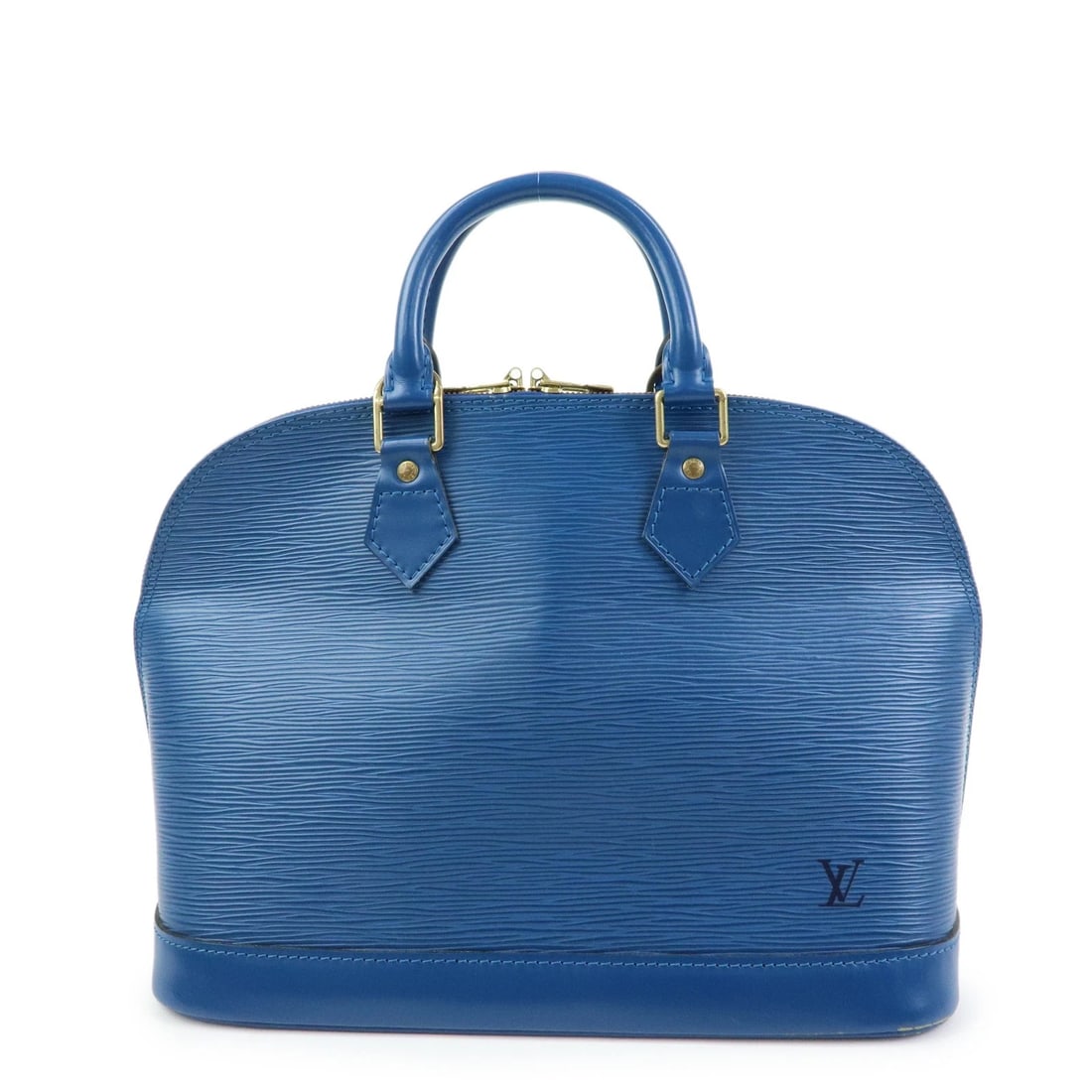 LOUIS VUITTON EPI LEATHER ALMA HAND BAG: Louis Vuitton Epi Leather Alma Hand Bag Brand: louis vuitton Type/Style: Hand Bag Material: Epi leather Color: Toledo Blue Size: W30cm(11.81inch)H24cm(9.45inch)D16cm(6.30inch) Accessories: None
