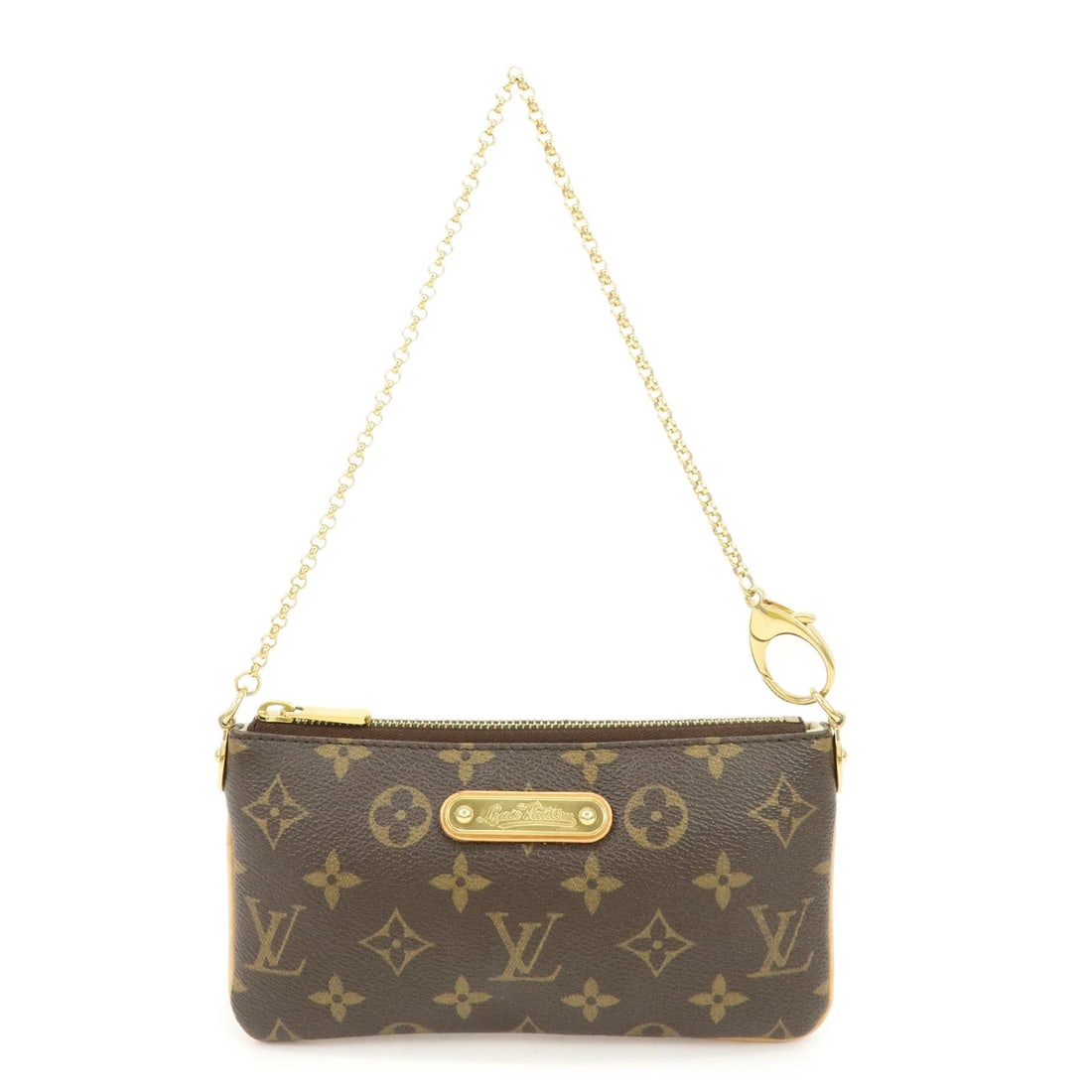 LOUIS VUITTON MONOGRAM POCHETTE MILLA MM CHAIN HAND BAG (1 of 5)
