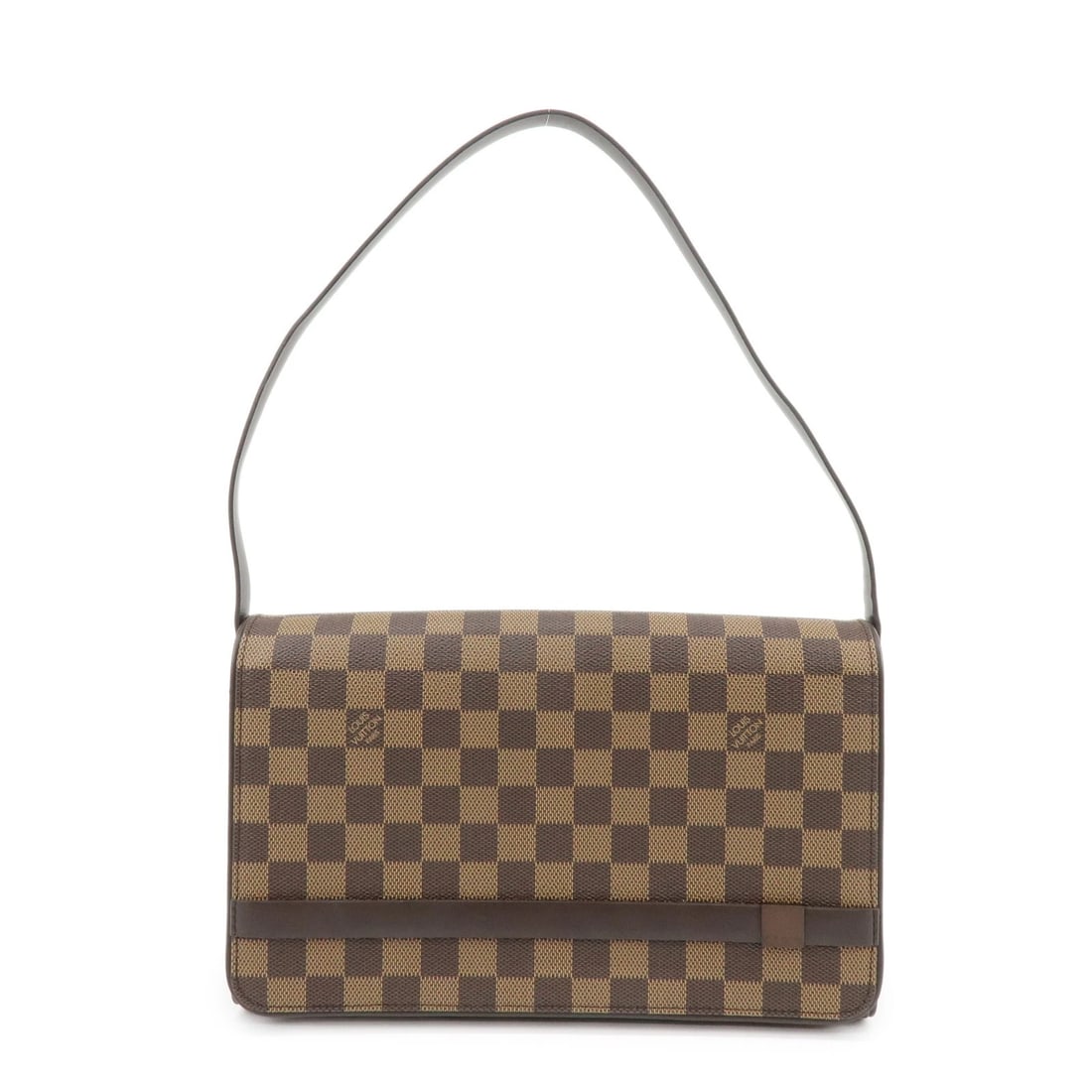 LOUIS VUITTON DAMIER EBENE TRIBECA LONG SHOULDER HAND BAG: Louis Vuitton Damier Ebene Tribeca Long Shoulder Hand Bag Brand: Louis Vuitton Type/Style: Hand Bag Material: Damier Canvas , Leather Color: Ebene Size: W28cm(11.02inch)H18cm(7.09inch)D7cm(2.76inch)