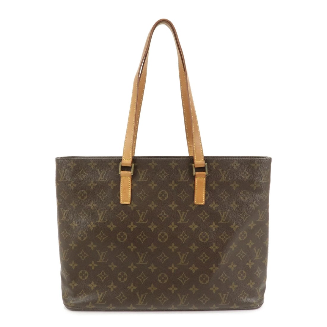 LOUIS VUITTON MONOGRAM LUCO TOTE BAG SHOULDER BAG: Louis Vuitton Monogram Luco Tote Bag Shoulder Bag Brand: Louis Vuitton Type/Style: Tote Bag Material: Monogram Canvas , Nume Leather Color: Monogram Size: W47cm(18.50inch)H30cm(11.81inch)D10cm(3.94inc