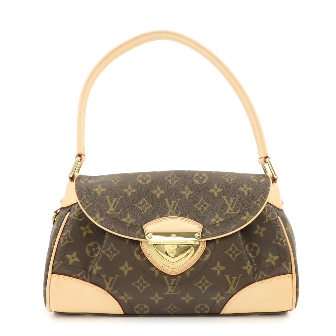 LOUIS VUITTON MONOGRAM BEVERLY MM SHOULDER BAG: Louis Vuitton Monogram Beverly MM Shoulder Bag Brand: louis vuitton Type/Style: Shoulder Bag Material: Monogram Canvas , Nume Leather Color: Monogram Size: W32cm(12.60inch)H19cm(7.48inch)D13cm(5.12inc