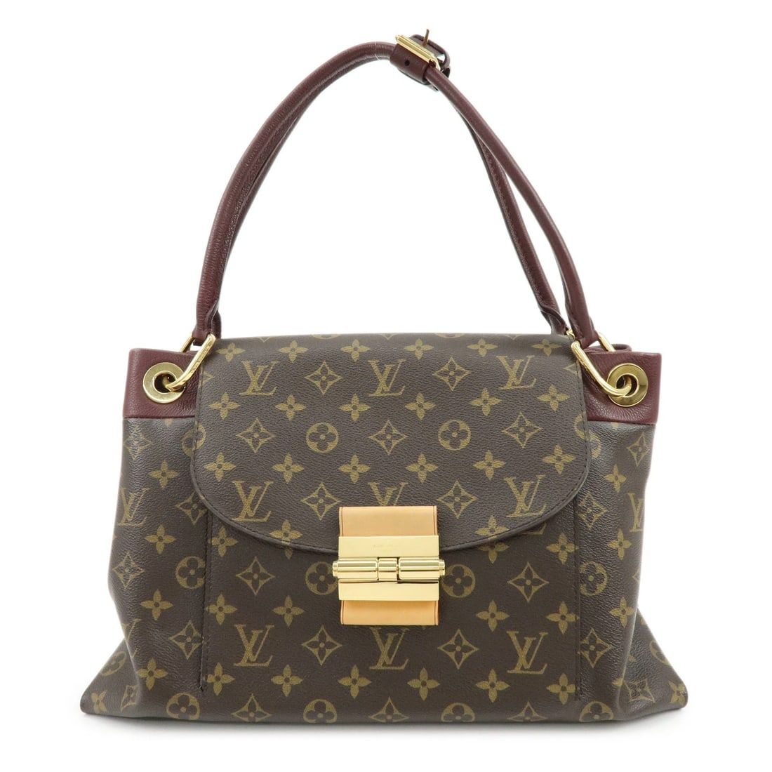 LOUIS VUITTON MONOGRAM OLYMPE CANVAS HAND BAG SHOULDER BAG: Louis Vuitton Monogram Olympe Canvas Hand Bag Shoulder Bag Brand: louis vuitton Type/Style: Shoulder Bag Material: Monogram Canvas, Nume Leather Color: Monogram Size: W:38 H:24 D:15 Accessories: N