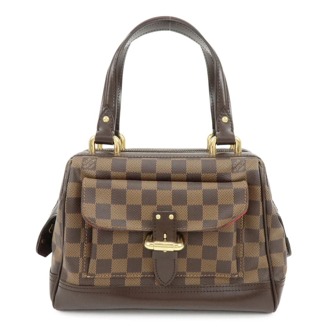 LOUIS VUITTON DAMIER EBENE KNIGHTSBRIDGE BOSTON BAG HAND BAG: Louis Vuitton Damier Ebene Knightsbridge Boston Bag Hand Bag Brand: louis vuitton Type/Style: Boston Bag Material: Damier Canvas, Leather Color: Damier Ebene Size: ?: 25 ?: 18 ?: 14 Accessories: None