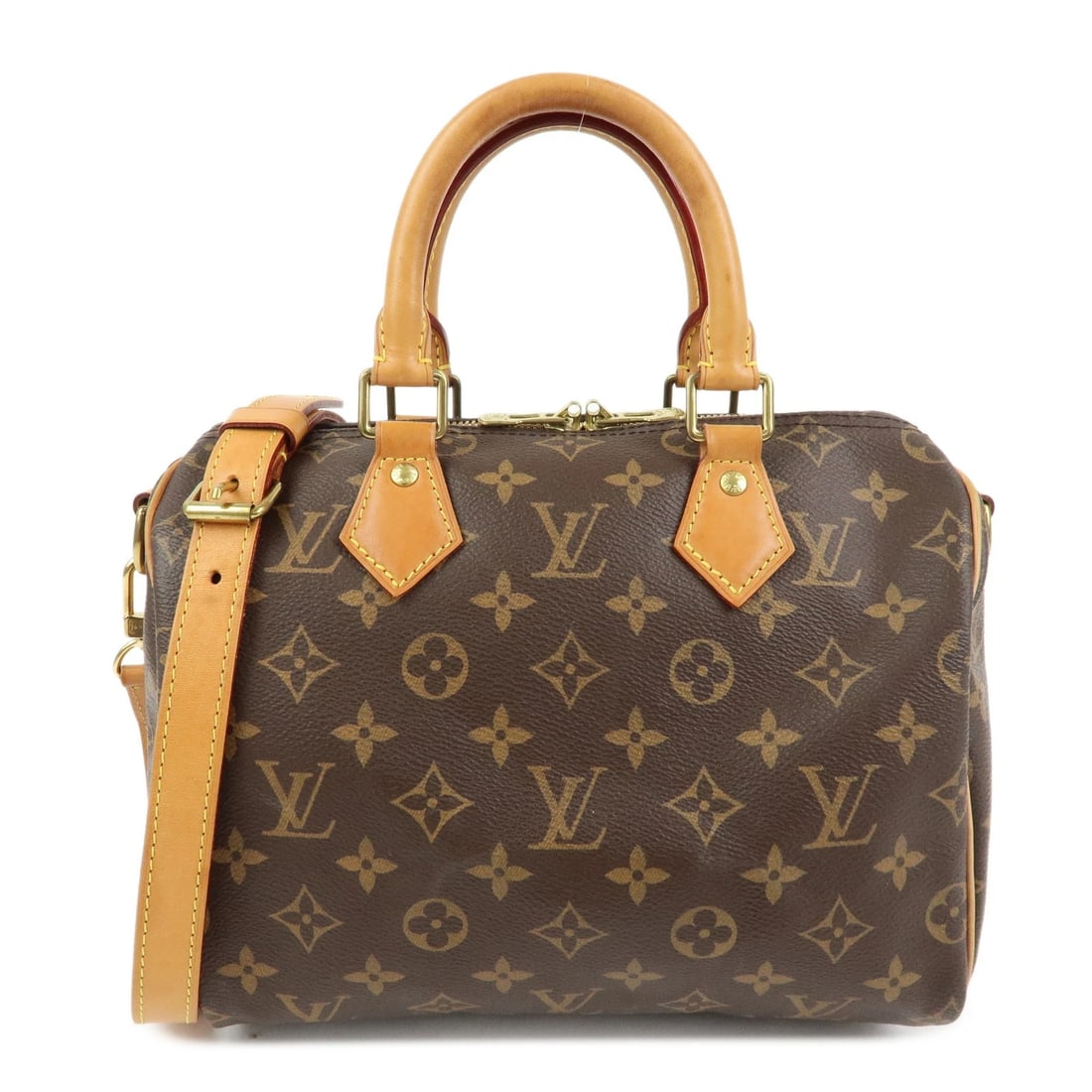 LOUIS VUITTON MONOGRAM SPEEDY BANDOULIERE 25 BROWN: Louis Vuitton Monogram Speedy Bandouliere 25 Brown Brand: Louis Vuitton Type/Style: hand bag Material: Monogram Canvas , Nume Leather Color: Monogram Size: