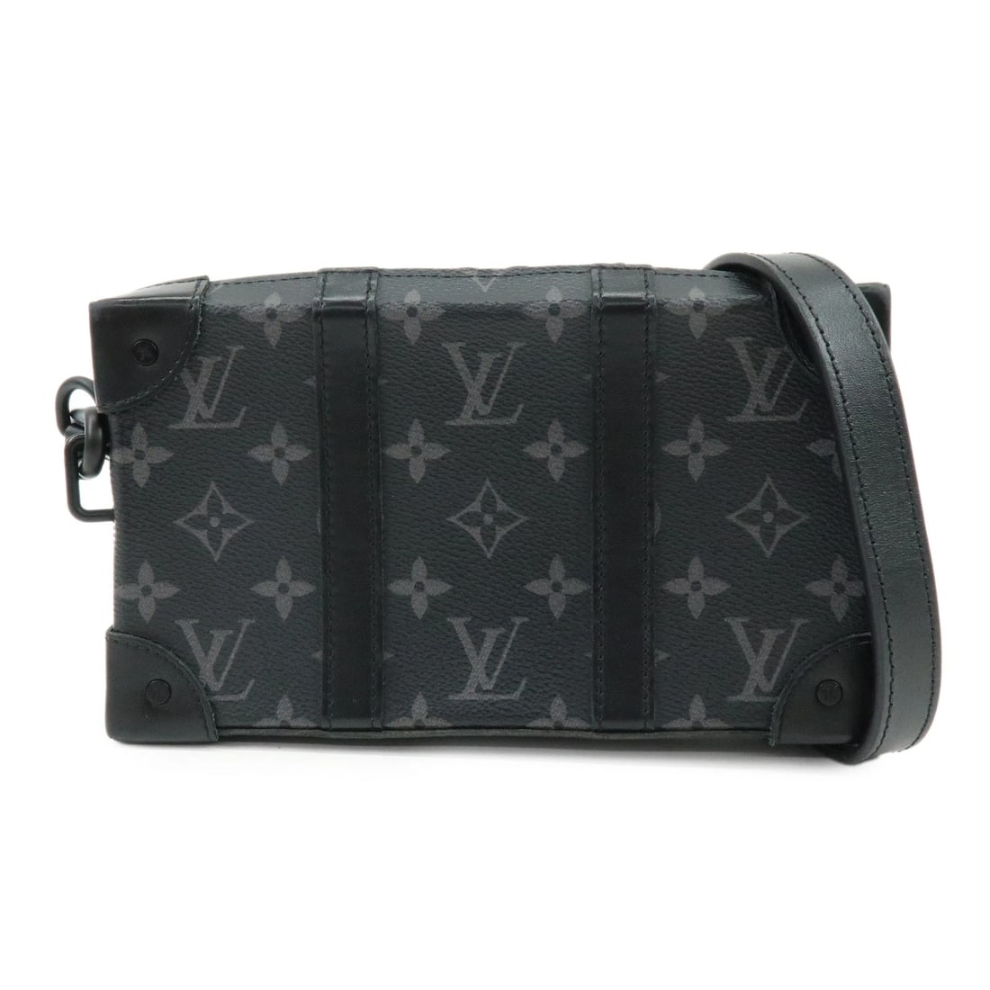 LOUIS VUITTON MONOGRAM ECLIPSE SOFT TRUNK WALLET SHOULDER BAG (1 of 5)