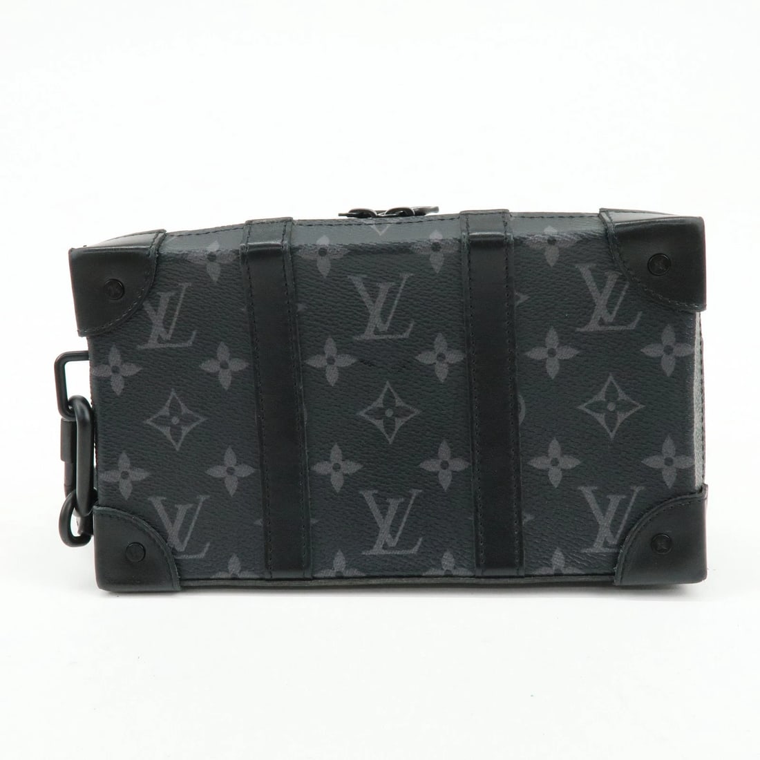 LOUIS VUITTON MONOGRAM ECLIPSE SOFT TRUNK WALLET SHOULDER BAG - 2
