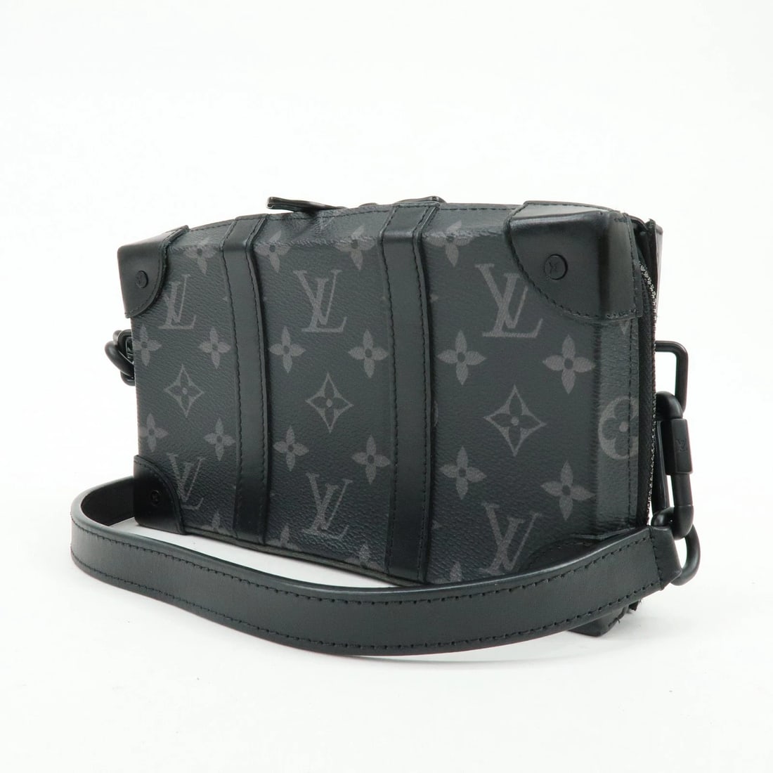 LOUIS VUITTON MONOGRAM ECLIPSE SOFT TRUNK WALLET SHOULDER BAG - 3
