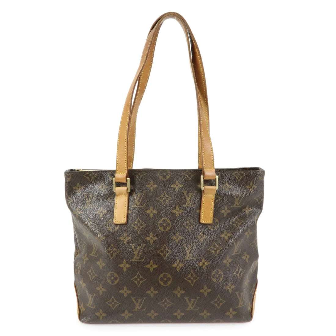 LOUIS VUITTON MONOGRAM CABAS PIANO TOTE BAG HAND BAG: Louis Vuitton Monogram Cabas Piano Tote Bag Hand Bag Brand: Louis Vuitton Type/Style: Tote Bag Material: Monogram Canvas , Nume Leather Color: Monogram Size: