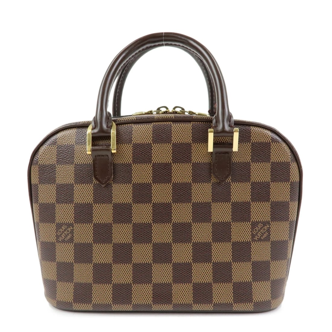 LOUIS VUITTON DAMIER SARRIA MINI CANVAS LEATHER HAND BAG: Louis Vuitton Damier Sarria Mini Canvas Leather Hand Bag Brand: Louis Vuitton Type/Style: Hand Bag Material: Damier Canvas , Leather Color: Damier Ebene Size: W21.5cm(8.46inch)H16cm(6.30inch)D9cm(3.54