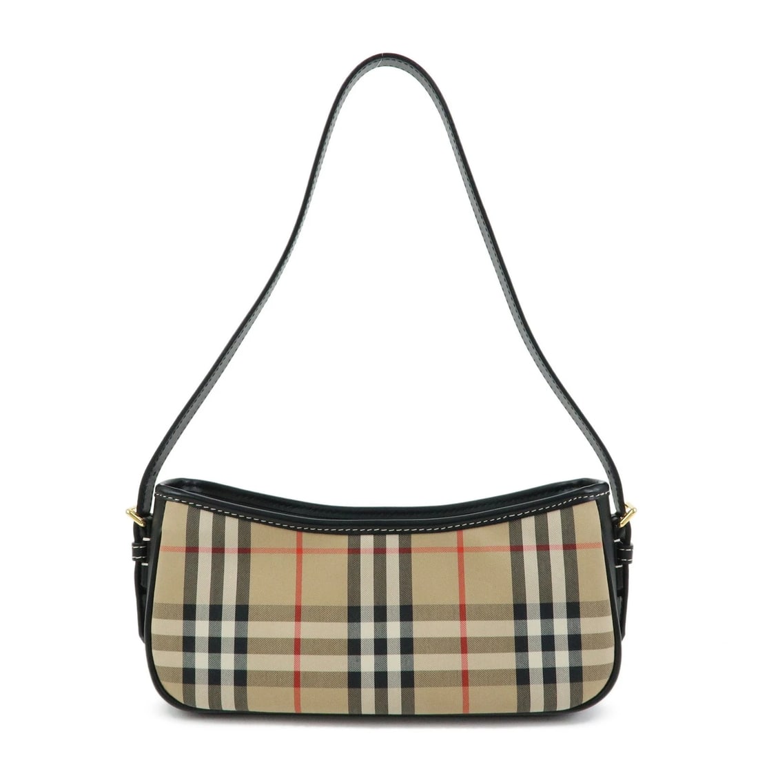 BURBERRY NOVA PLAID CANVAS LEATHER SHOULDER BAG HAND BAG: BURBERRY Nova Plaid Canvas Leather Shoulder Bag Hand Bag Brand: BURBERRY Type/Style: Shoulder Bag Material: Canvas, Leather Color: Brown Size: W?25cm(9.84inch)H?12cm(4.72inch)D?6cm(2.36inch) Acces
