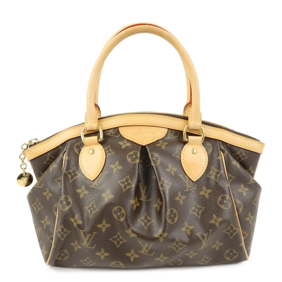 LOUIS VUITTON MONOGRAM TIVOLI PM HAND BAG SHOULDER BAG: Louis Vuitton Monogram Tivoli PM Hand Bag Shoulder Bag Brand: Louis Vuitton Type/Style: Shoulder Bag Material: Monogram Canvas , Nume Leather Color: Monogram Size: W35cm(13.78inch)H21cm(8.27inch)D14cm