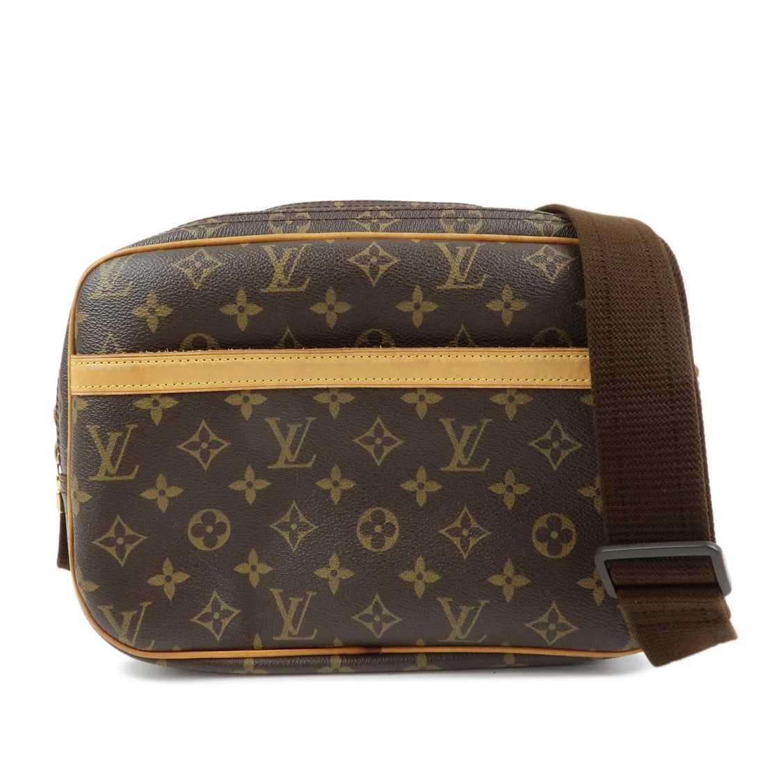LOUIS VUITTON MONOGRAM REPORTER PM SHOULDER CROSSBODY BAG: Louis Vuitton Monogram Reporter PM Shoulder Crossbody Bag Brand: Louis Vuitton Type/Style: Shoulder Crossbody Bag Material: Monogram Canvas Color: Monogram Size: W:29cm(11.42inch)H:19cm(7.48inch)D:13c
