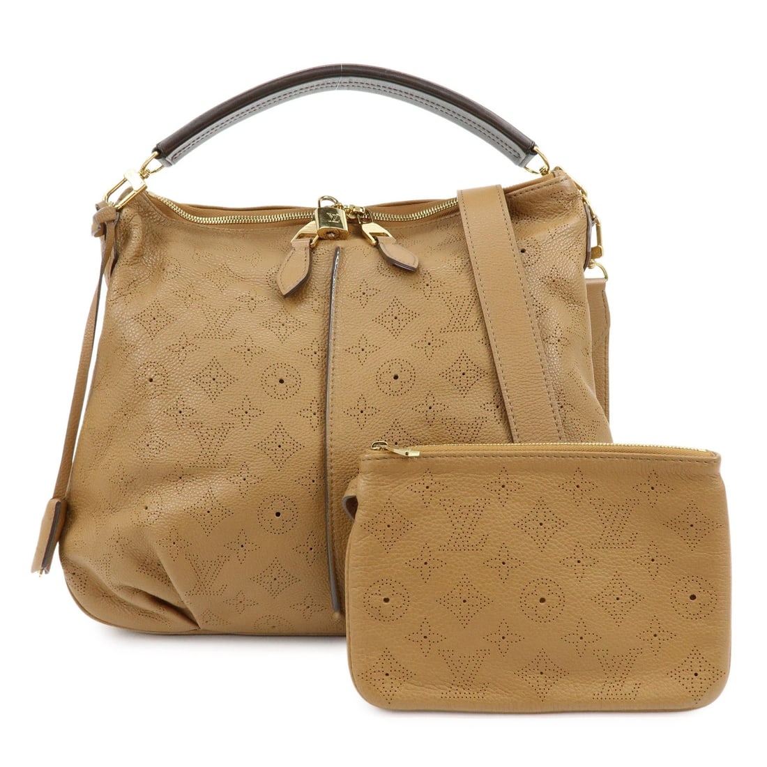 LOUIS VUITTON MONOGRAM MAHINA SELENE PM 2WAY SHOULDER BAG (1 of 5)