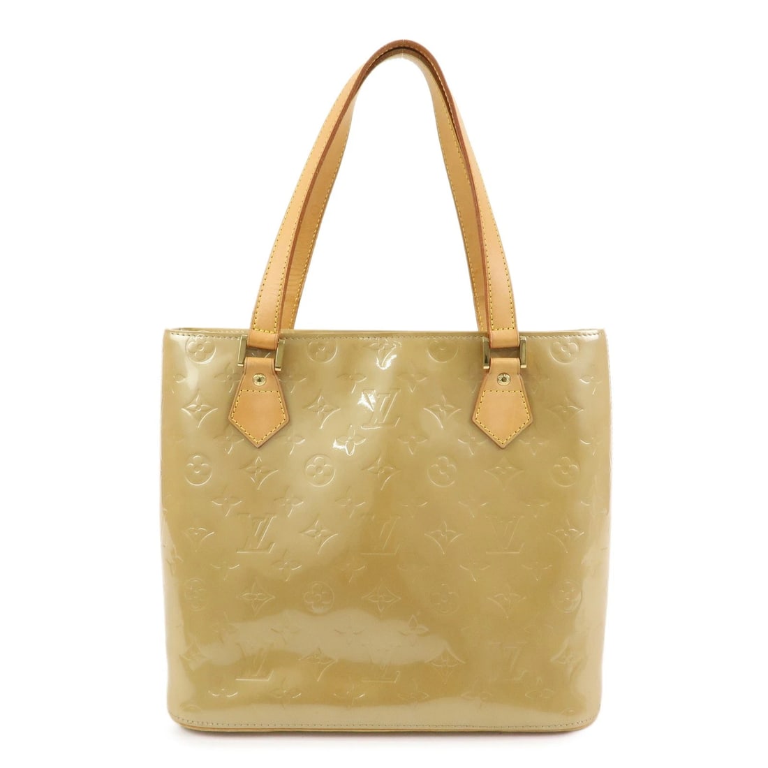 LOUIS VUITTON MONOGRAM VERNIS HOUSTON NOISETTE TOTE BAG: Louis Vuitton Monogram Vernis Houston Noisette Tote Bag Brand: louis vuittoon Type/Style: Tote Bag Material: Vernis Leather Color: Noisette Size: W30cm(11.81inch)H25cm(9.84inch)D15cm(5.91inch) Acc