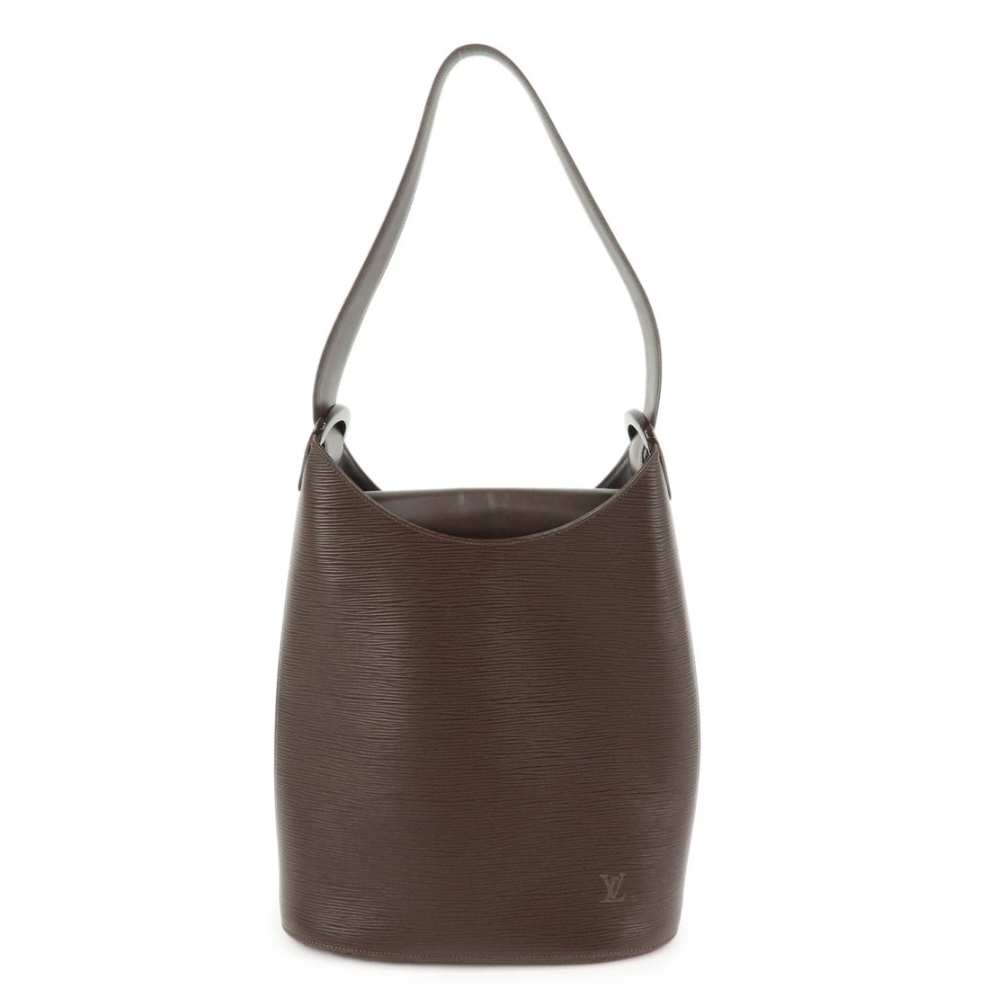 LOUIS VUITTON EPI VERSO LEATHER SHOULDER BAG: Louis Vuitton Epi Verso Leather Shoulder Bag Brand: louis vuitton Type/Style: Shoulder Bag Material: Epi leather Color: Mocha Size: W30cm(11.81inch)H31.5cm(12.40inch)D11cm(4.33inch) Accessories: N