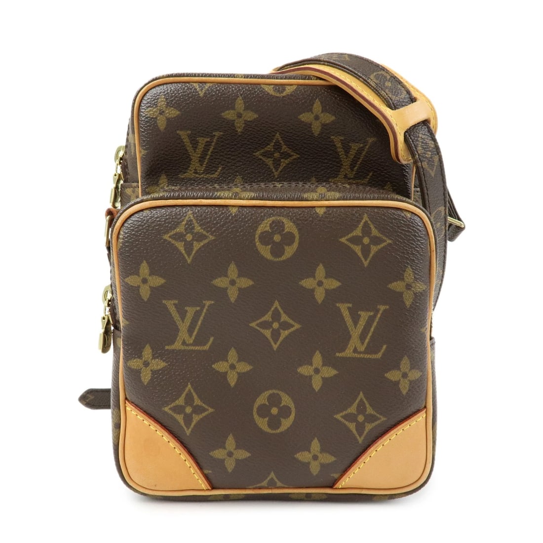 LOUIS VUITTON MONOGRAM AMAZONE SHOULDER BAG CROSSBODY BAG: Louis Vuitton Monogram Amazone Shoulder Bag Crossbody Bag Brand: Louis Vuitton Type/Style: Shoulder Bag Material: Monogram Canvas , Nume Leather Color: Monogram Size: W15cm(5.91inch)H21cm(8.27inch)D8c