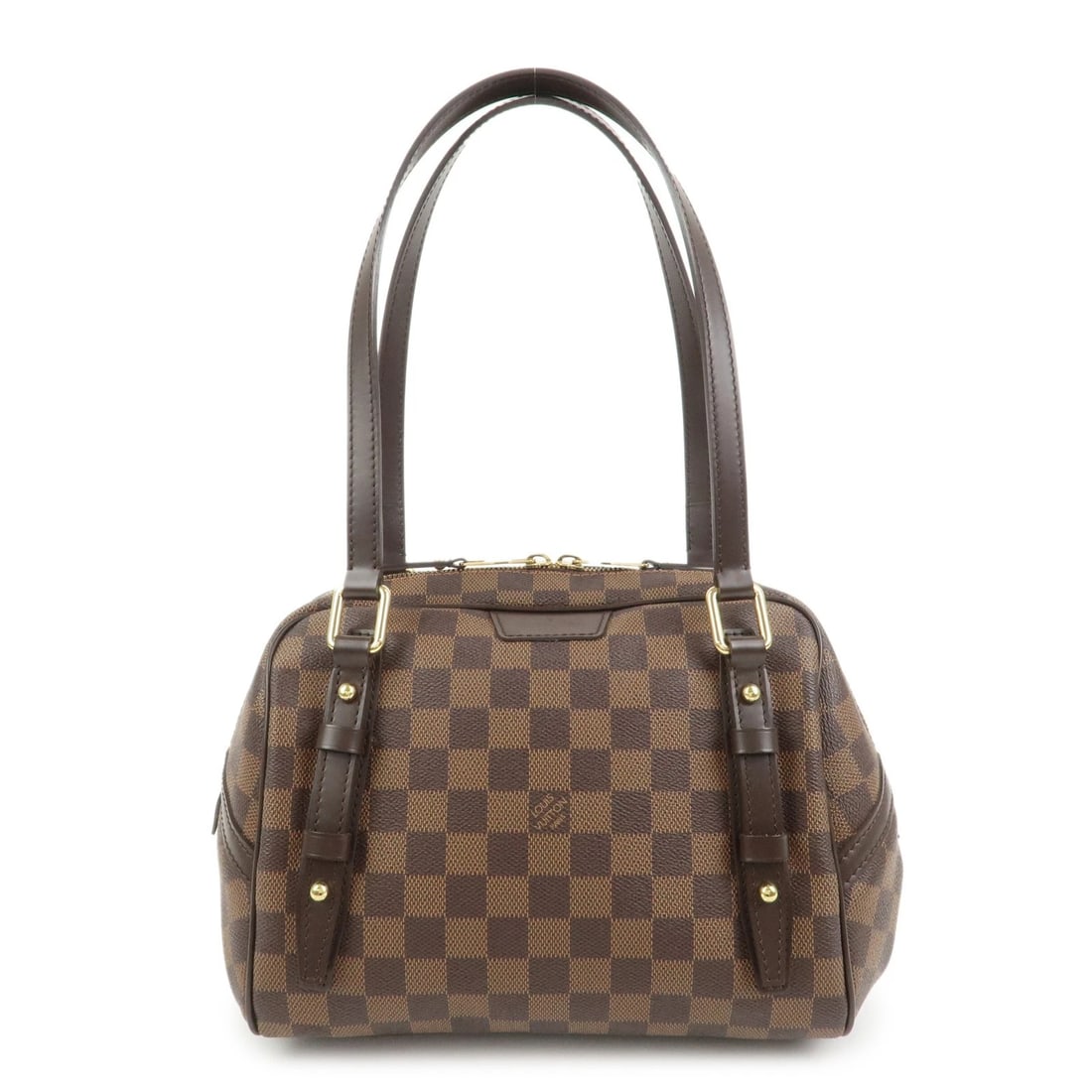 LOUIS VUITTON DAMIER RIVINGTON PM SHOULDER BAG HAND BAG: Louis Vuitton Damier Rivington PM Shoulder Bag Hand Bag Brand: louis vuitton Type/Style: Shoulder Bag Material: Damier Canvas , Leather Color: Damier Ebene Size: W32cm(12.60inch)H22cm(8.66inch)D15cm(5