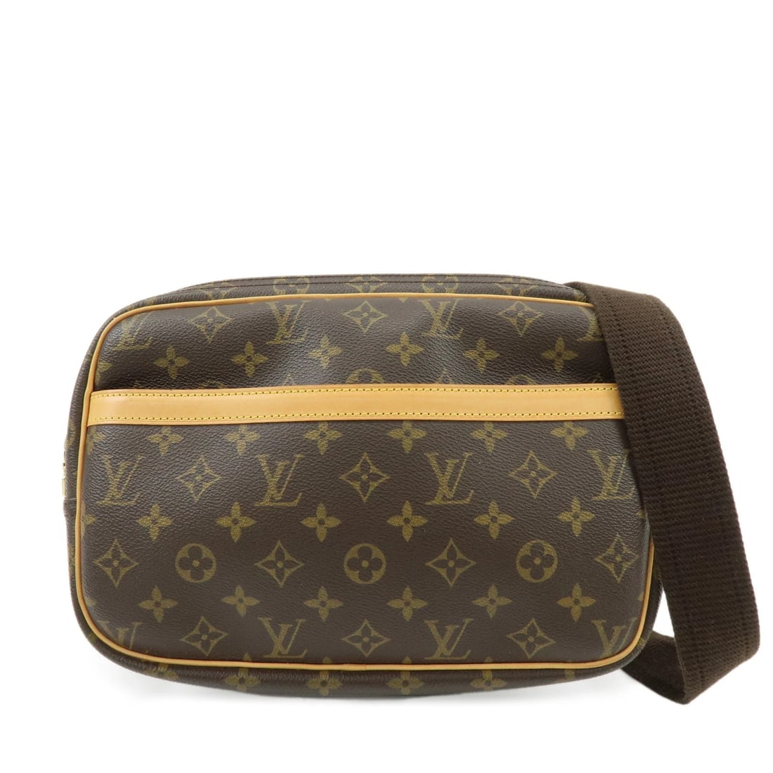 LOUIS VUITTON MONOGRAM REPORTER PM SHOULDER CROSSBODY BAG: Louis Vuitton Monogram Reporter PM Shoulder Crossbody Bag Brand: Louis Vuitton Type/Style: Crossbody Bag Material: Monogram Canvas , Nume Leather Color: Monogram Size: W29cm(11.42inch)H19cm(7.48inch)D