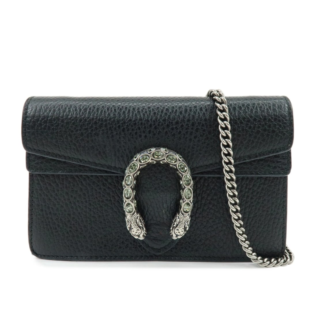 GUCCI DIONYSUS SUPER MINI BAG LEATHER CHAIN SHOULDER BAG: GUCCI Dionysus Super Mini Bag Leather Chain Shoulder Bag Brand: gucci Type/Style: Shoulder Bag Material: Leather Color: Black Size: W? 16.5 H? 10 D? 2.5 Accessories: None Accessories Notic
