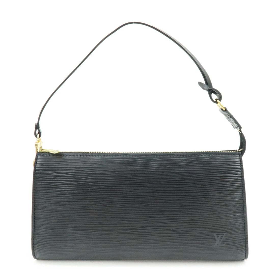 LOUIS VUITTON EPI POCHETTE ACCESSOIRES CLUTCH BAG: Louis Vuitton Epi Pochette Accessoires Clutch Bag Brand: louis vuitton Type/Style: Clutch Bag Material: Epi leather Color: Noir Size: W24cm(9.45inch)H13cm(5.12inch)D2cm(0.79inch) Accessories: None