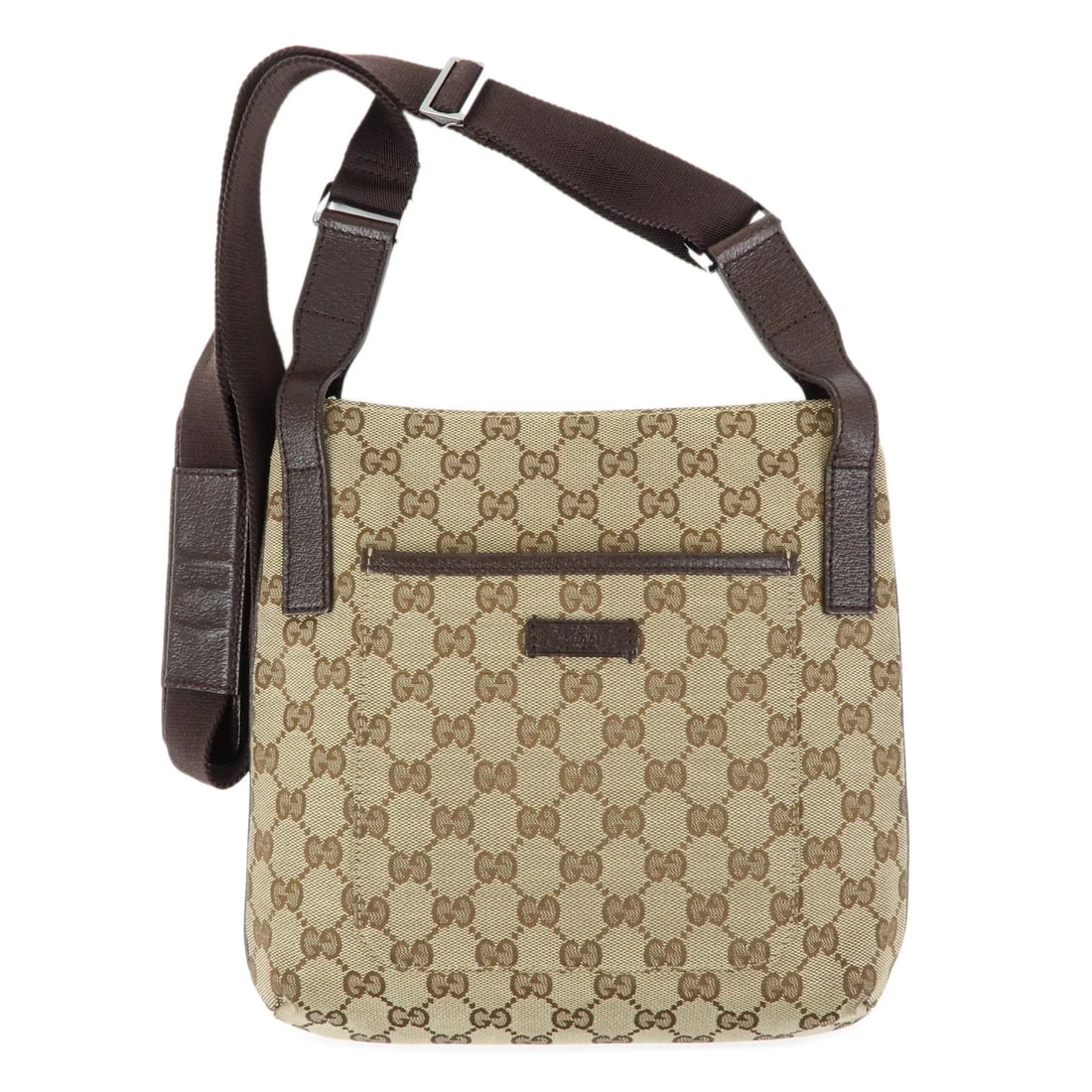 GUCCI GG CANVAS LEATHER SHOULDER CROSSBODY BAG: GUCCI GG Canvas Leather Shoulder Crossbody Bag Brand: gucci Type/Style: shoulder bag Material: GG Canvas , Leather Color: Beige , Brown Size: W26.5cm(10.43inch)H25cm(9.84inch)D6cm(2.36inch) Access