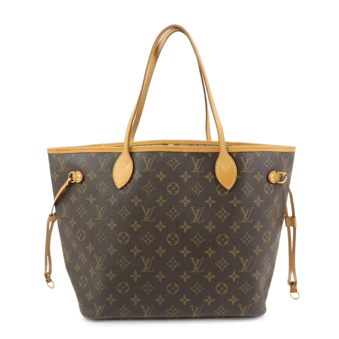 LOUIS VUITTON MONOGRAM NEVERFULL MM TOTE SHOULDER BAG: Louis Vuitton Monogram Neverfull MM Tote Shoulder Bag Brand: Louis Vuitton Type/Style: shoulder bag Material: Monogram Canvas , Nume Leather Color: Monogram Size: W46cm(18.11inch)H28cm(11.02inch)D16cm
