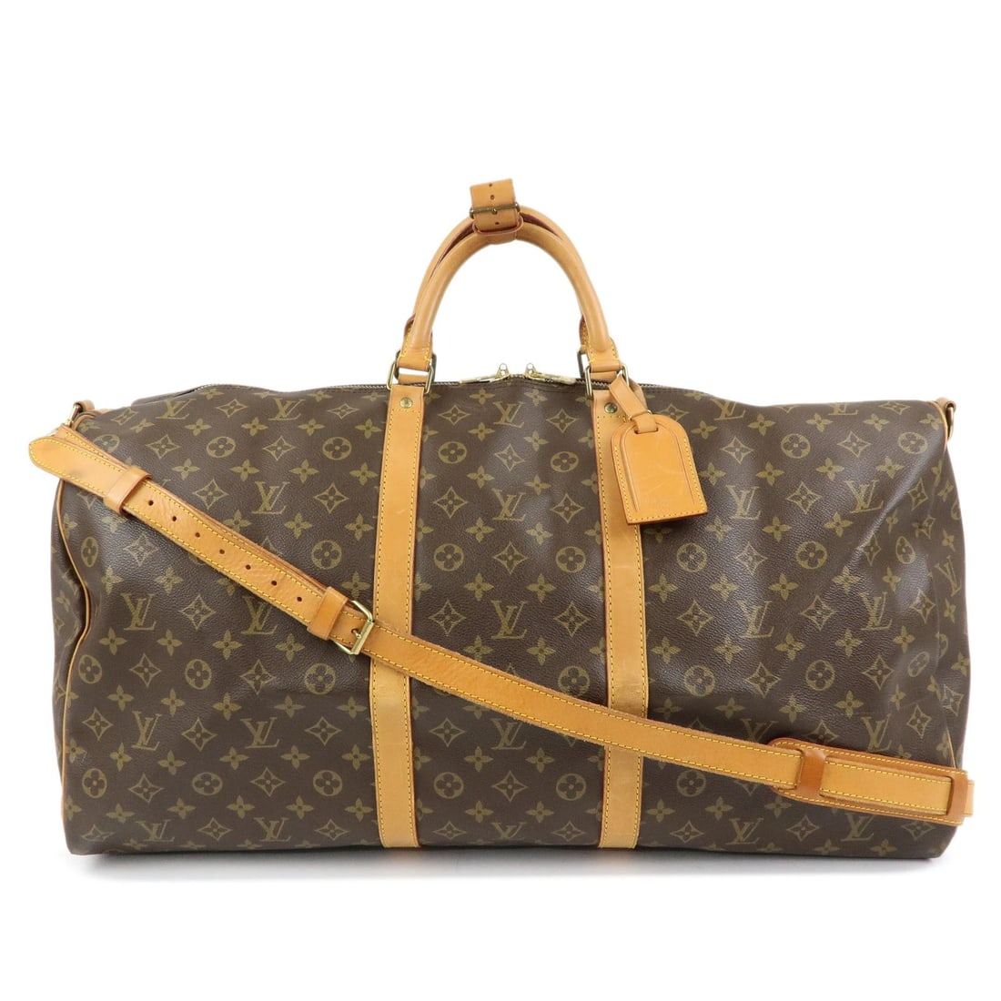 LOUIS VUITTON MONOGRAM KEEP ALL BANDOULIERE 60 BOSTON BAG: Louis Vuitton Monogram Keep All Bandouliere 60 Boston Bag Brand: louis vuitton Type/Style: Boston Bag Material: Monogram Canvas , Nume Leather Color: Monogram Size: W60cm(23.62inch)H30cm(11.81inch)D26