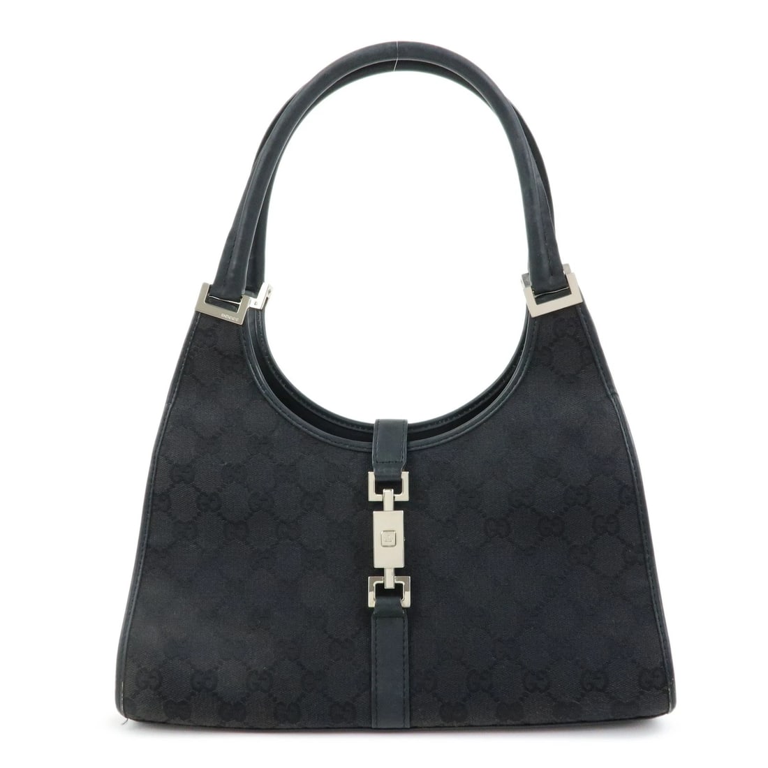 GUCCI JACKIE GG CANVAS LEATHER HAND BAG SHOULDER BAG (1 of 5)