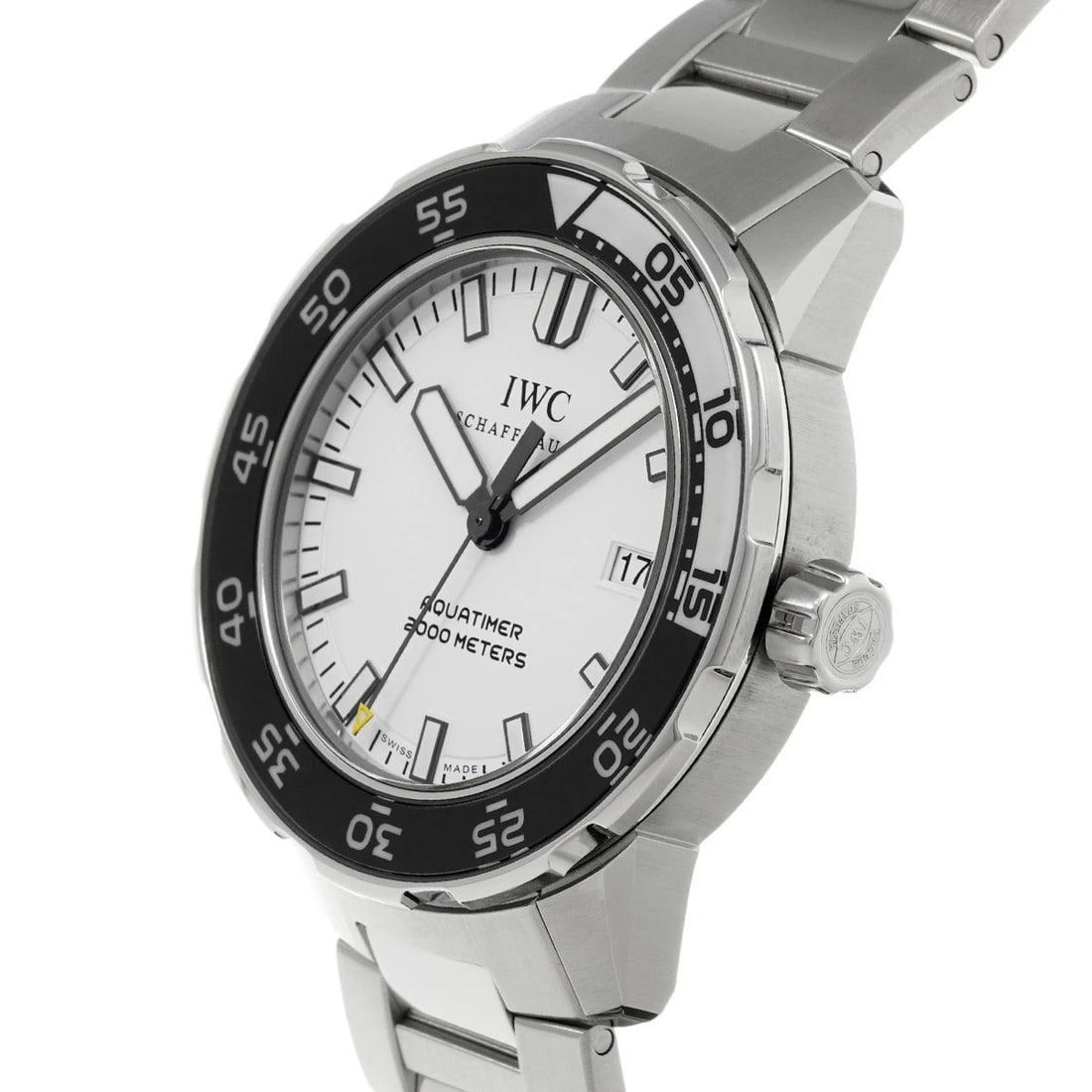 IWC AQUATIMER AUTOMATIC WHITE WATCH - 2