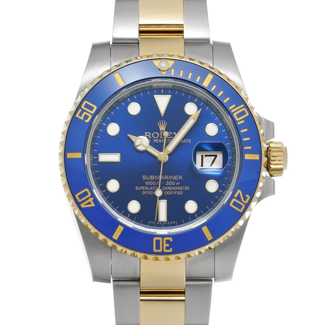 ROLEX SUBMARINER DATE BLUE WATCH: ROLEX Submariner date blue Watch Brand: ROLEX Type/Style: Wristwatch Material: Band Material Stainless steel/Yellow Gold, Case Material Stainless steel Color: Dial Color blue Size: Case Size H/about