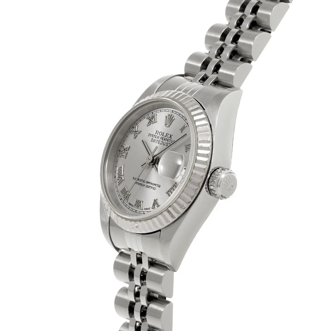 ROLEX DATEJUST SILVER WATCH - 2