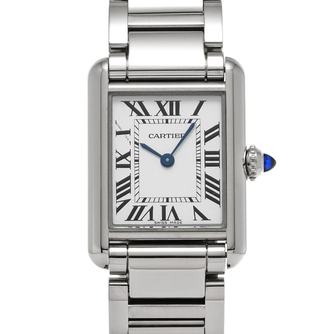 CARTIER TANK MUST SM SILVER WATCH: CARTIER Tank Must SM Silver Watch Brand: Cartier Type/Style: Wristwatch Material: Band Material Steel, Case Material Steel Color: Dial Color Dial Color Silver Band Color Silver Case Color Silver Size: