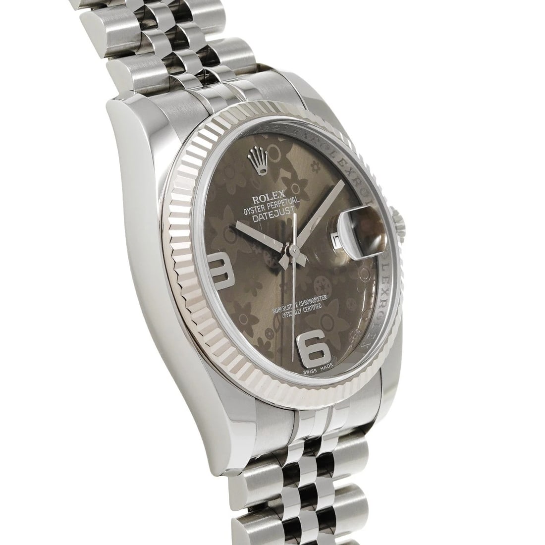 ROLEX DATEJUST GRAY WATCH - 3