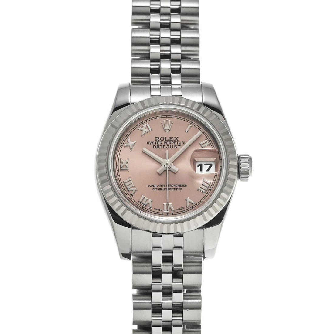ROLEX DATEJUST PINK WATCH: ROLEX Datejust pink Watch Brand: ROLEX Type/Style: Wristwatch Material: Band Material Stainless steel, Case Material Stainless steel Color: Dial Color pink Size: Case Size H/about 26mm W/about 26mm