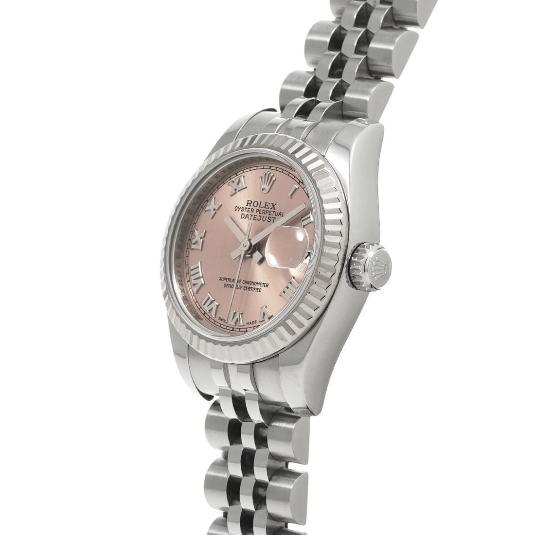 ROLEX DATEJUST PINK WATCH - 2