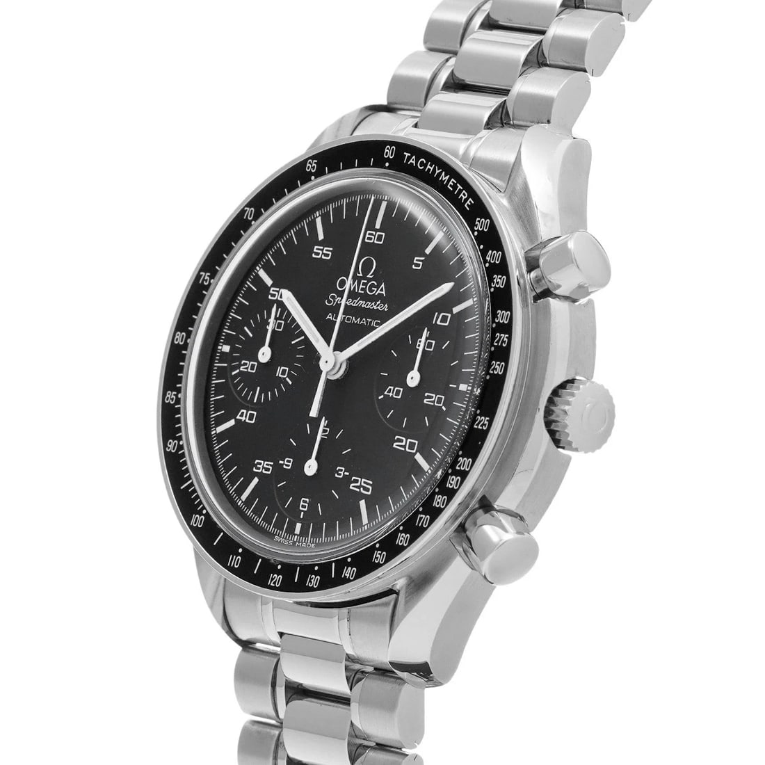 OMEGA SPEEDMASTER AUTOMATIC BLACK WATCH - 2