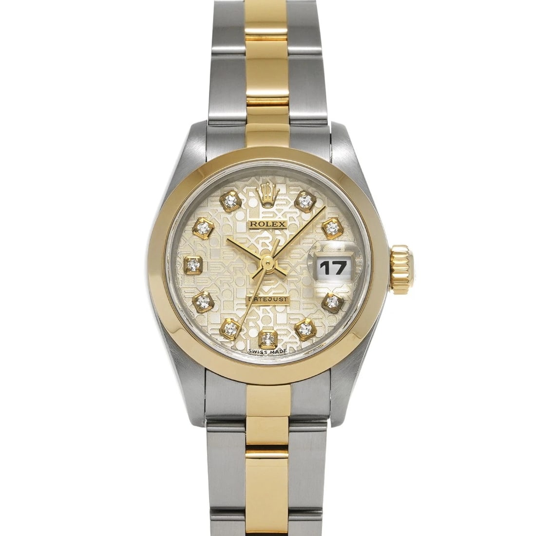 ROLEX DATEJUST SILVER COMPUTER/DIAMOND WATCH: ROLEX Datejust Silver computer/diamond Watch Brand: ROLEX Type/Style: Wristwatch Material: Band Material Stainless steel/Yellow Gold, Case Material Stainless steel Color: Dial Color Silver computer