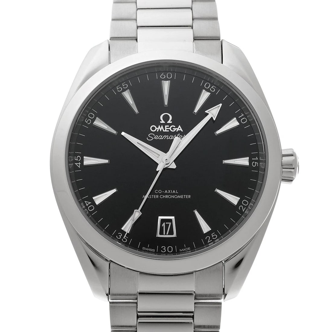 OMEGA SEAMASTER AQUA TERRA CO-AXIAL MASTER CHRONOMETER WATCH: OMEGA Seamaster Aqua Terra Co-axial Master Chronometer Watch Brand: OMEGA Type/Style: Wristwatch Material: Band Material Stainless Steel, Case Material Stainless Steel Color: Dial Color Black Size: