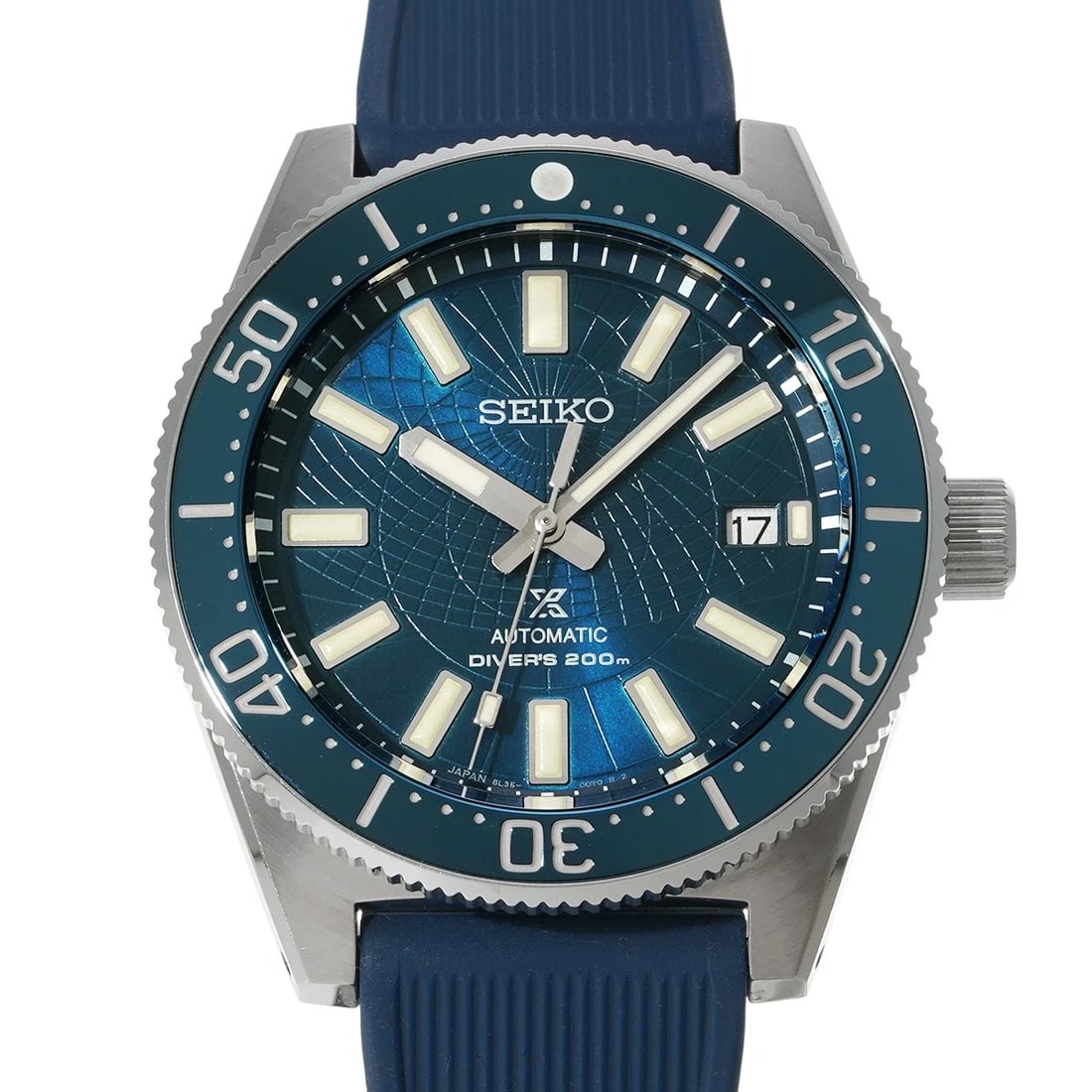 SEIKO PROSPEX SAVE THE OCEAN BLUE WATCH: SEIKO Prospex Save The Ocean blue Watch Brand: SEIKO Type/Style: Wristwatch Material: Band Material rubber, Case Material Stainless steel Color: Dial Color blue Size: Case Size H/about 47.6mm W/about