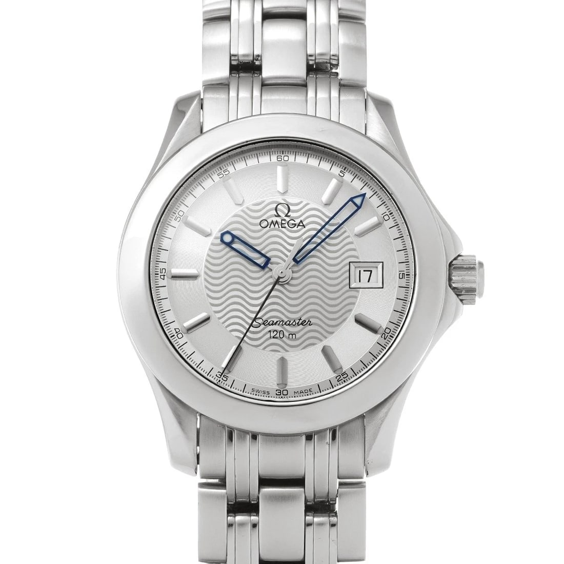OMEGA SEAMASTER QUARTZ SILVER WATCH: OMEGA Seamaster Quartz Silver Watch Brand: OMEGA Type/Style: Wristwatch Material: Band Material Stainless steel, Case Material Stainless steel Color: Dial Color Silver Size: Case Size H/about 36.25mm 